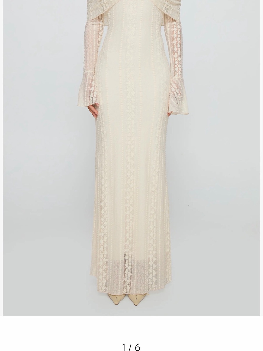 Perdita Long Sleeve Lace Maxi Dress